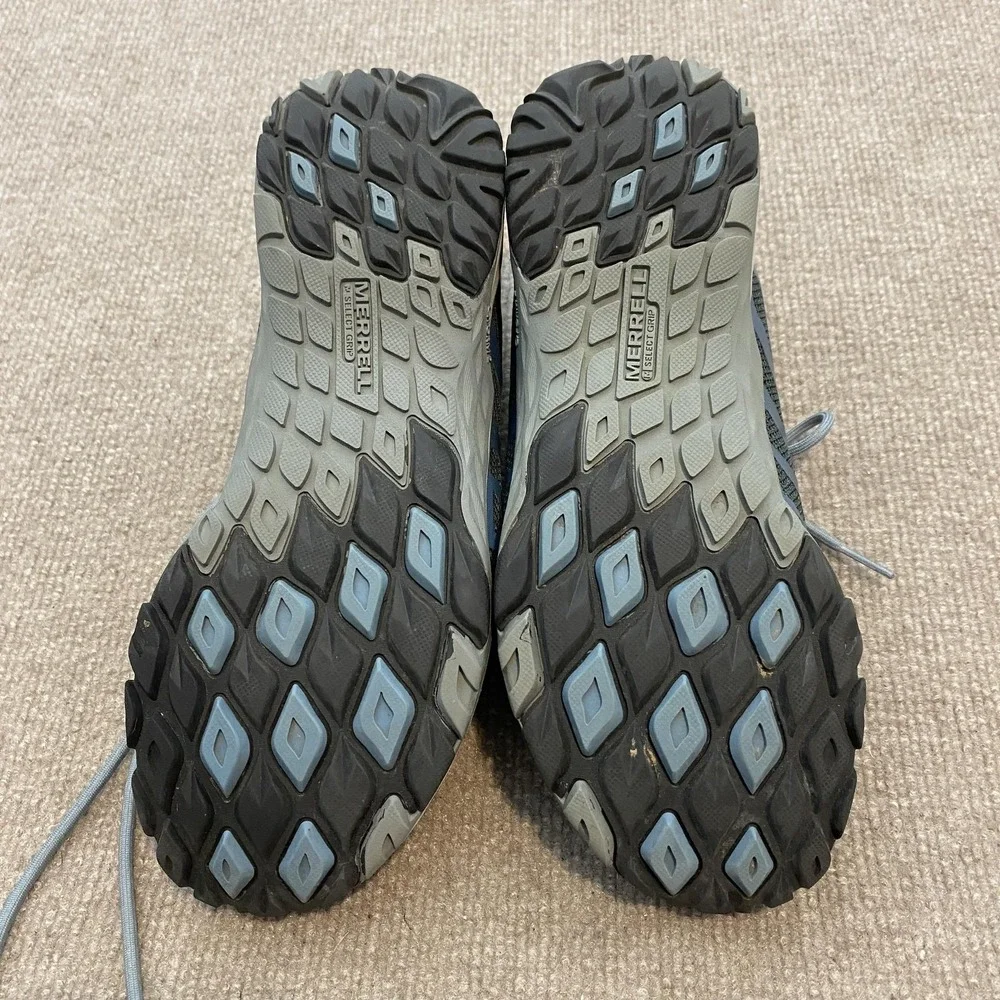 Merrell Shoes‎ Womens Size 10 Gray Mesh Cushioned Trail Running Sneakers J599552